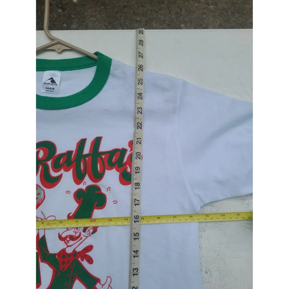 Vtg Pa Raffas Pizza Ringer t-shirt - Picture 7 of 8